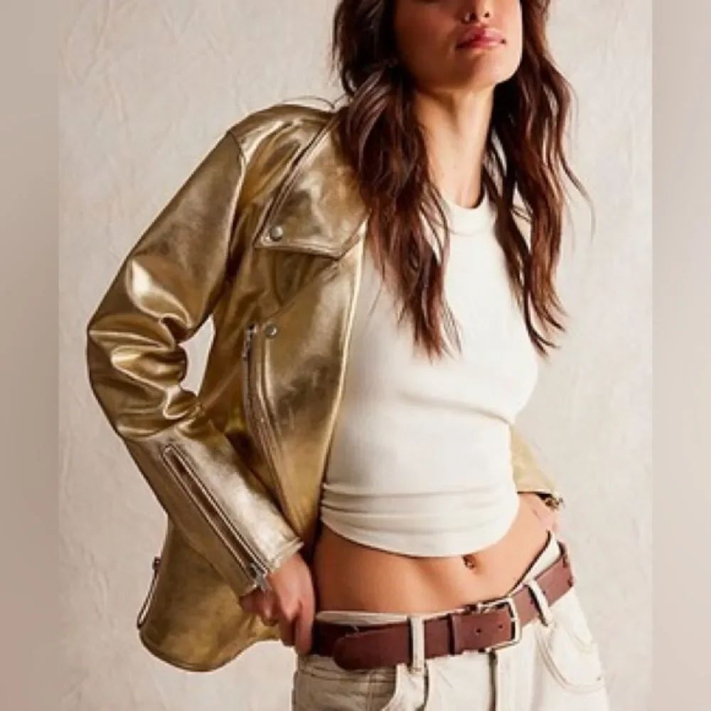 We The Free Jealousy Leather Moto Jacket/ size XS